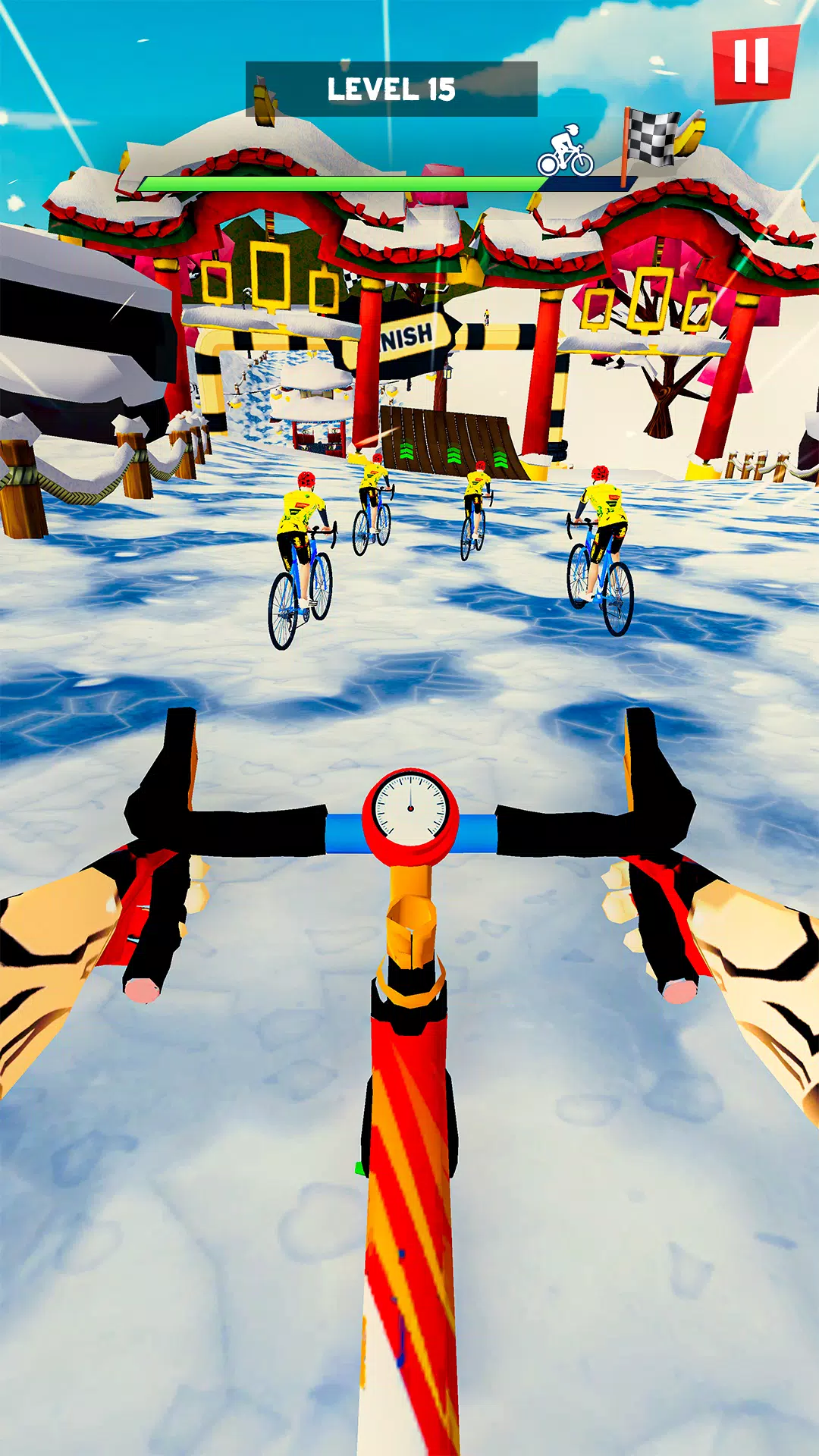 Bmx Racing: Offroad Cycle Game ภาพหน้าจอ 1