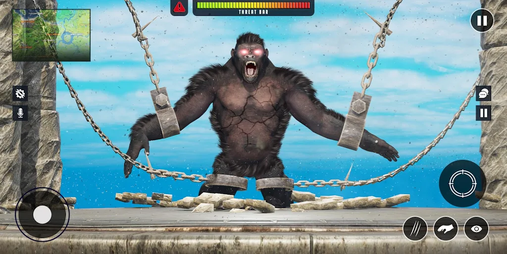 Wild Forest Gorilla Games स्क्रीनशॉट 0