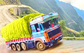 Indian Cargo Truck Driving 3D Ảnh chụp màn hình 0