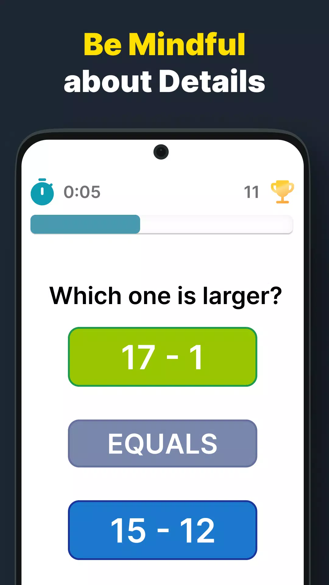 Schermata Math Games for the Brain 3