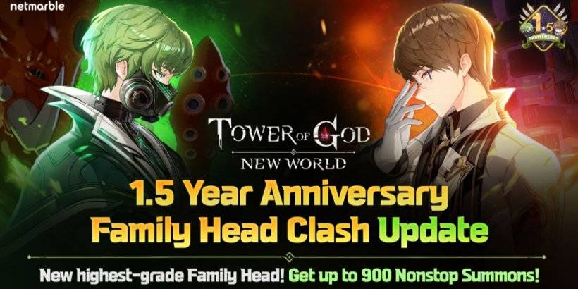 Tower of God: New World is celebrating its 1.5-year anniversary with two new teammates and several more events