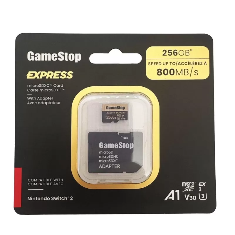 GameStop、Switch 2向けMicroSD Expressの予約受付開始