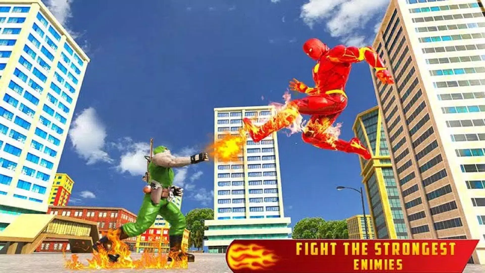 Fire Hero Robot Transform Game Ảnh chụp màn hình 1