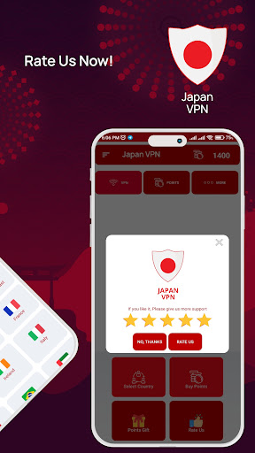 Japan VPN Get Japanese IP Ảnh chụp màn hình 3