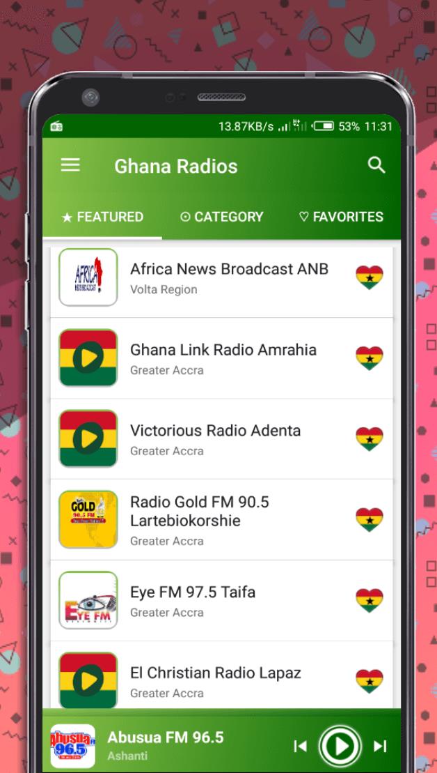 Ghana Radios - All Ghana Radio Screenshot 0