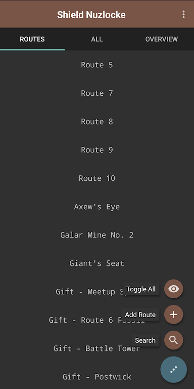 Route Chart - Nuzlocke Tracker - No Ads 스크린샷 1