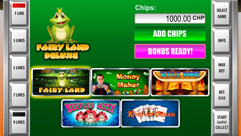 Slot machines Fairy Land Deluxe Screenshot 0