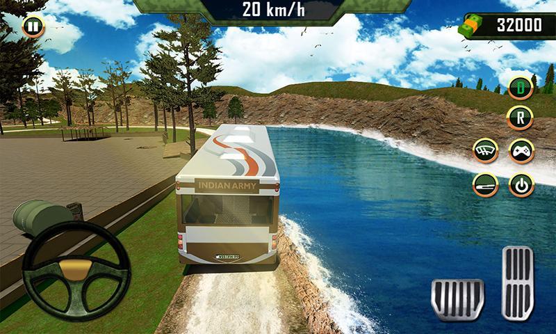 Army Bus Driving Simulator ภาพหน้าจอ 1