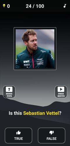 Formula 1:Guess F1 Driver Quiz Скриншот 2