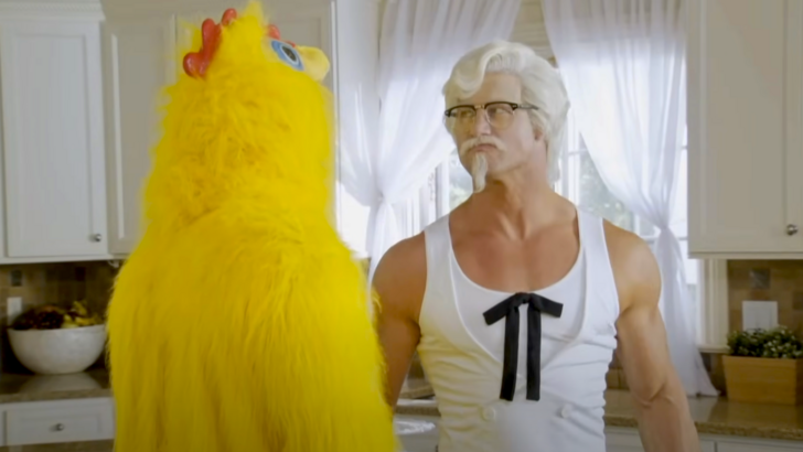 KFC Colonel Battles Tekken Star 