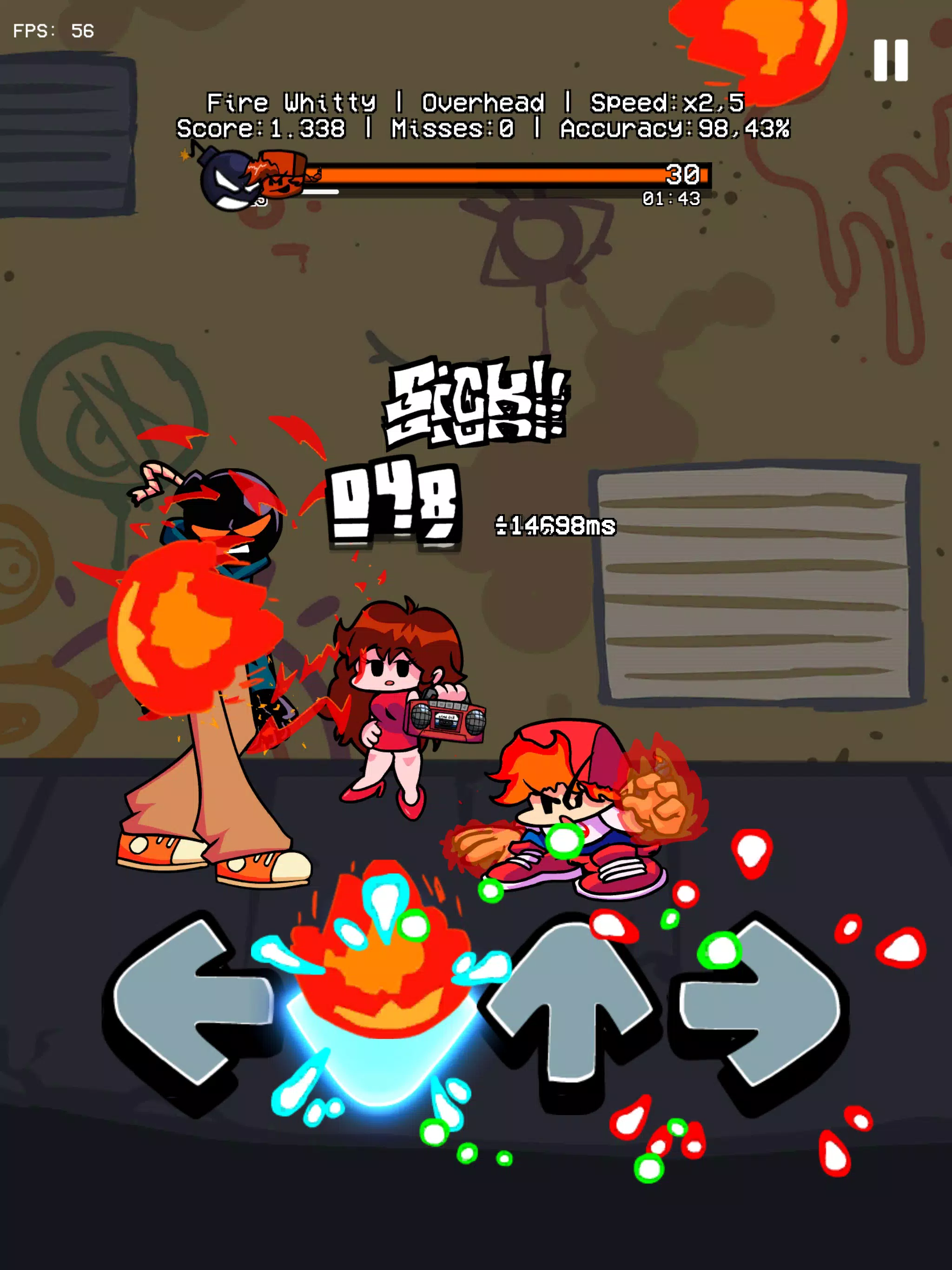 Music Battle Fire Fight Whitty Screenshot 3