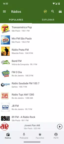 Rádio FM Brasil - FM Ao Vivo 螢幕截圖 2