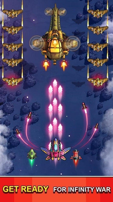 Space X: Sky Strike Force Ekran Görüntüsü 1