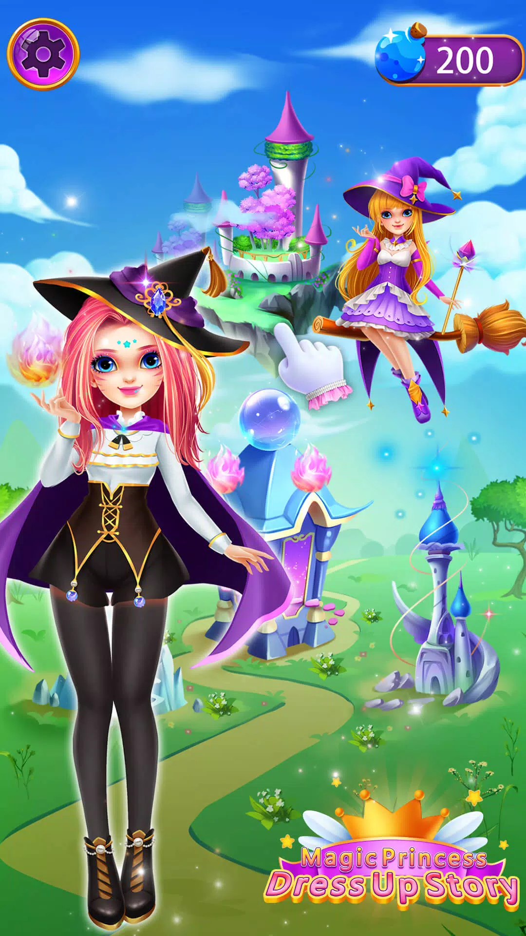 Magic Princess Dress Up Story Schermafbeelding 0