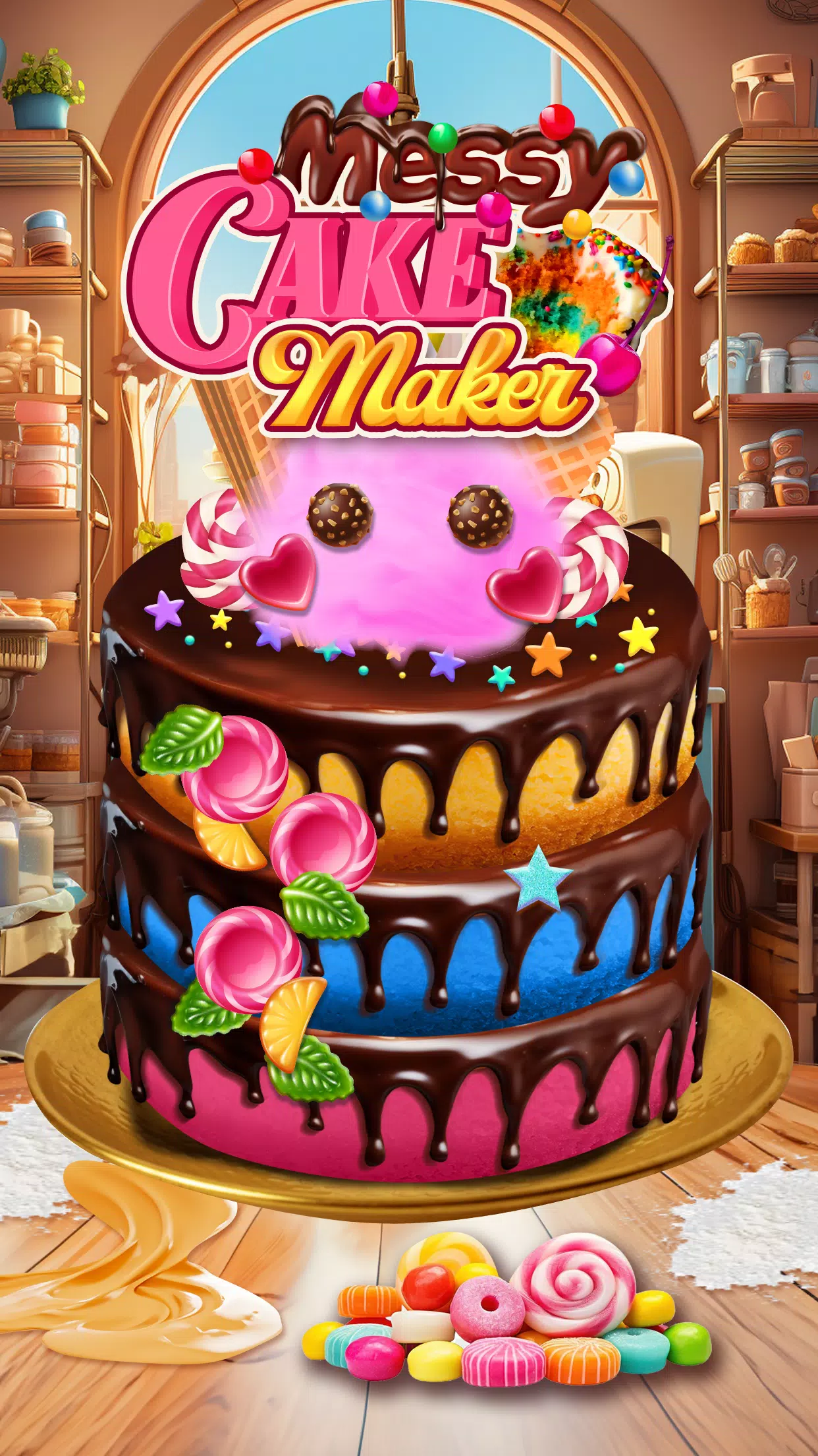 Messy Cake Maker ဖန်သားပြင်ဓာတ်ပုံ 2