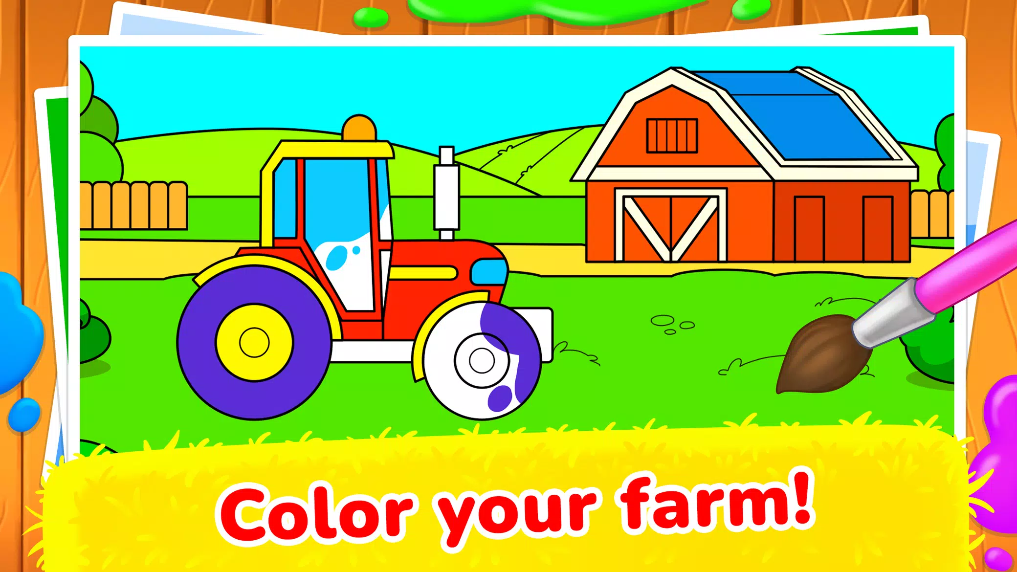 Animal game! Kids little farm! স্ক্রিনশট 3