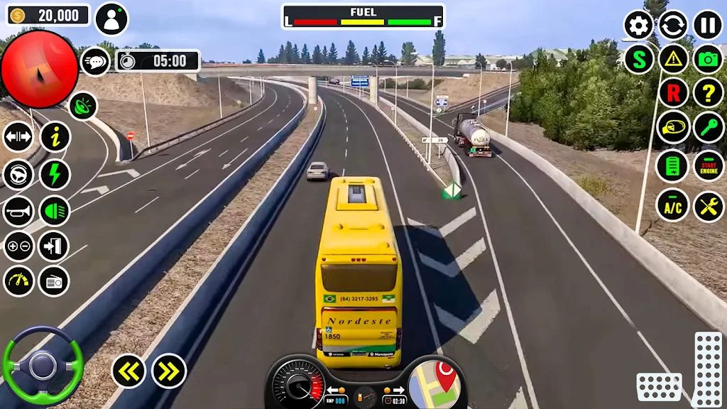 Coach Bus Driving 3D Bus Game Ekran Görüntüsü 2