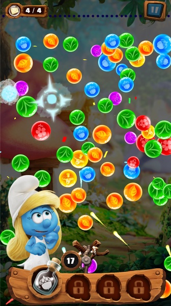 Smurfs Bubble Story 스크린샷 2