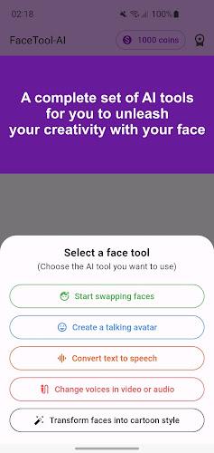 FaceTool:Face Swap&Voice Clone Screenshot 0