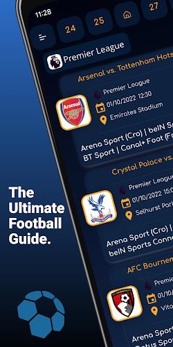 Live Football On TV (Guide) Screenshot 0