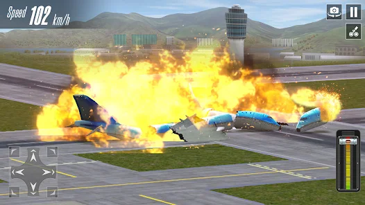 Plane Crash 3d: Airplane Games Screenshot 0