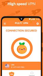 Pulpy VPN Unlimited VPN Proxy スクリーンショット 0