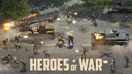 Schermata Heroes of War: Idle army game 0