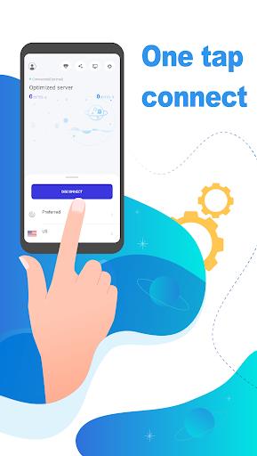 Galaxy VPN - Free VPN Unlimited time & traffic स्क्रीनशॉट 1