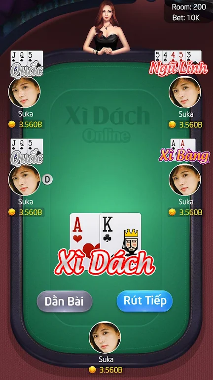 Blackjack - Xì dách Online 스크린샷 1