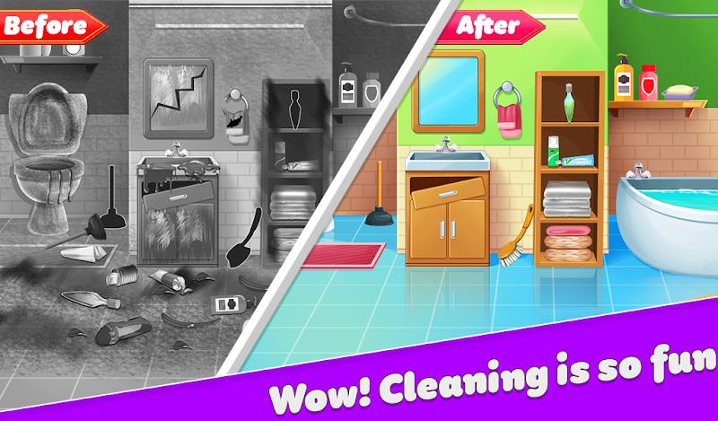 Dream Home Cleaning Game Wash スクリーンショット 2