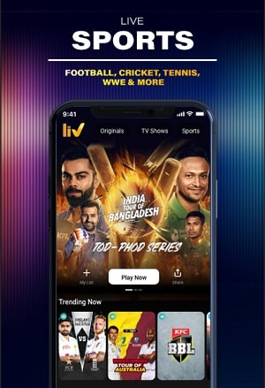 SonyLIV Ảnh chụp màn hình 3