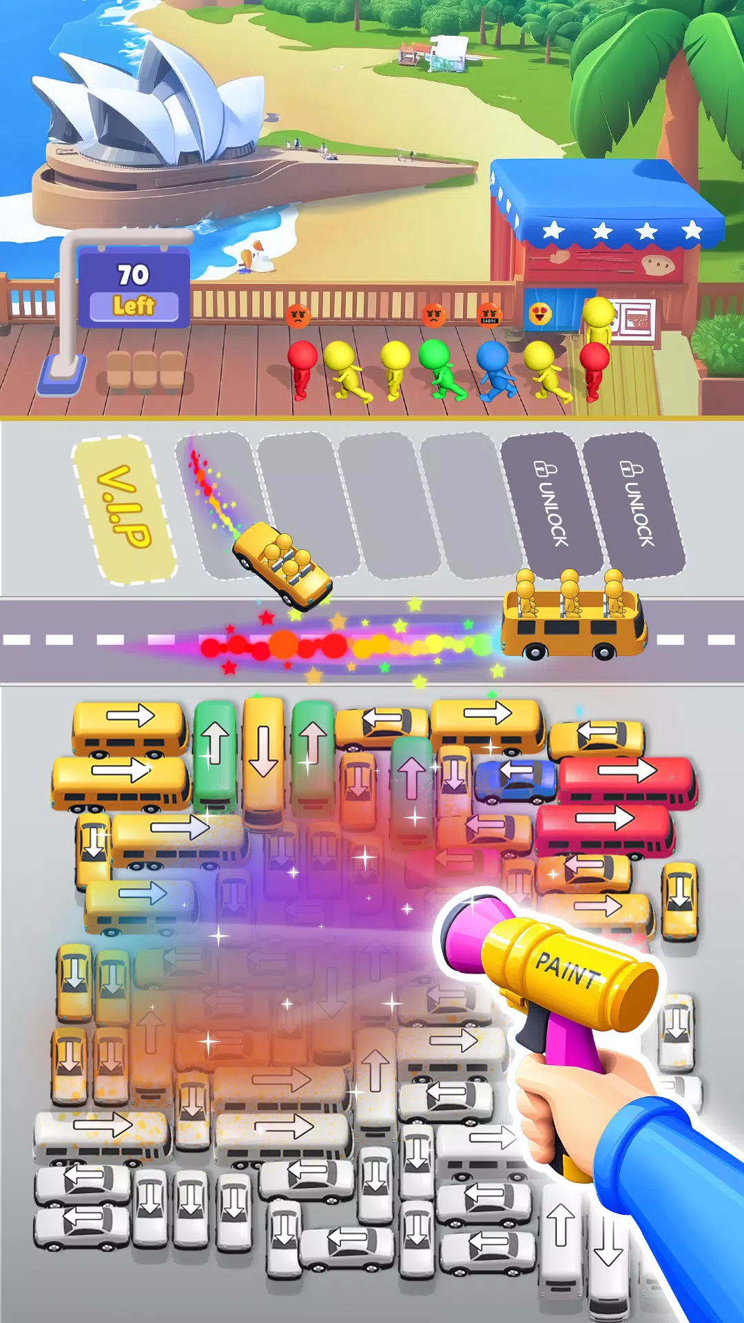 Bus Sort Jam: Parking Puzzle 螢幕截圖 3