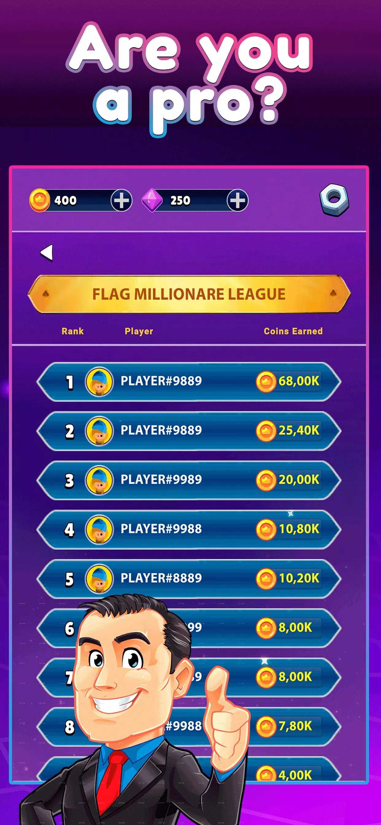 Millionaire Trivia : Game Quiz Schermafbeelding 2