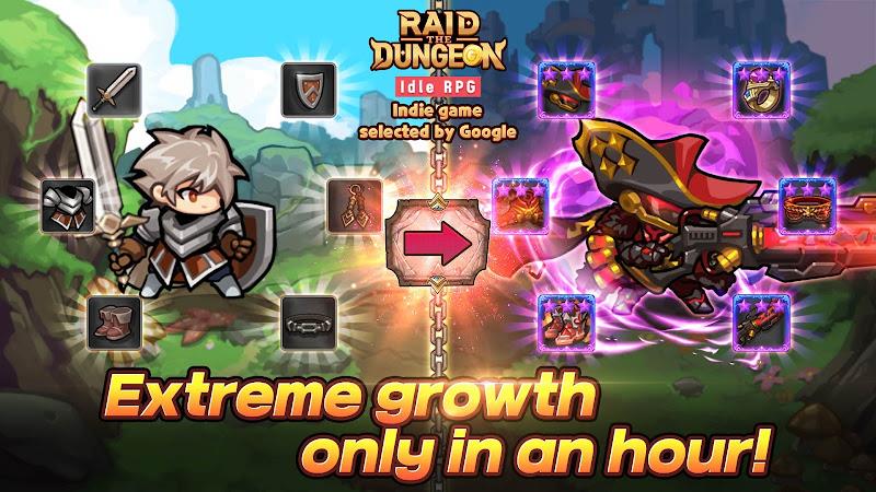 Raid the Dungeon : Idle RPG ภาพหน้าจอ 2