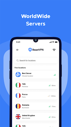 BeastVPN: Secure and Fast VPN Ảnh chụp màn hình 2