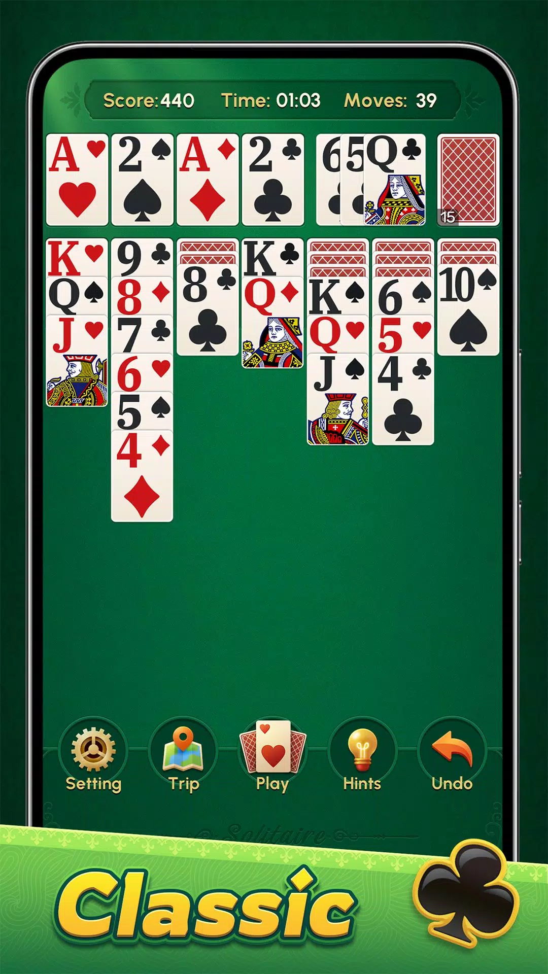 Classic Solitaire: Regal Card Скриншот 0