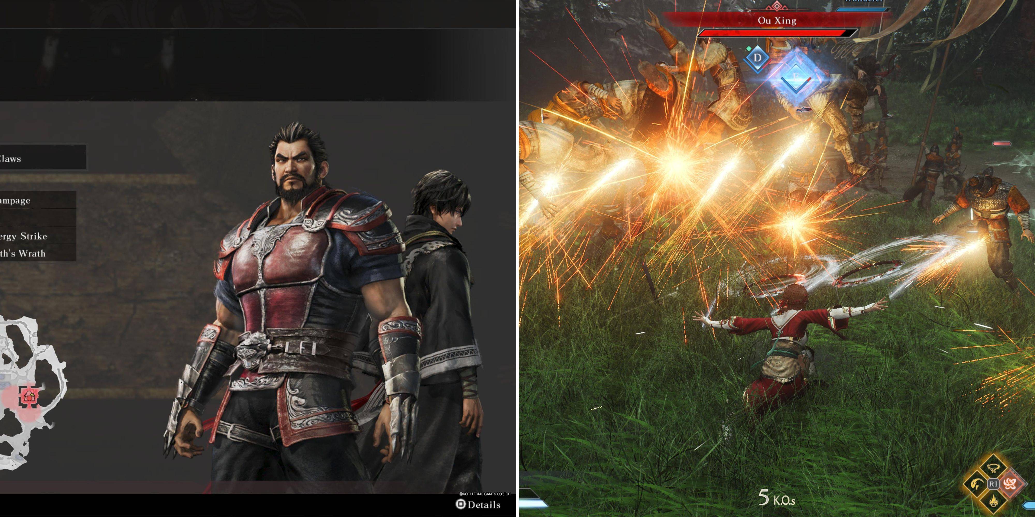 Dynasty Warriors: Nguồn gốc - Hướng dẫn chuyển đổi nhân vật