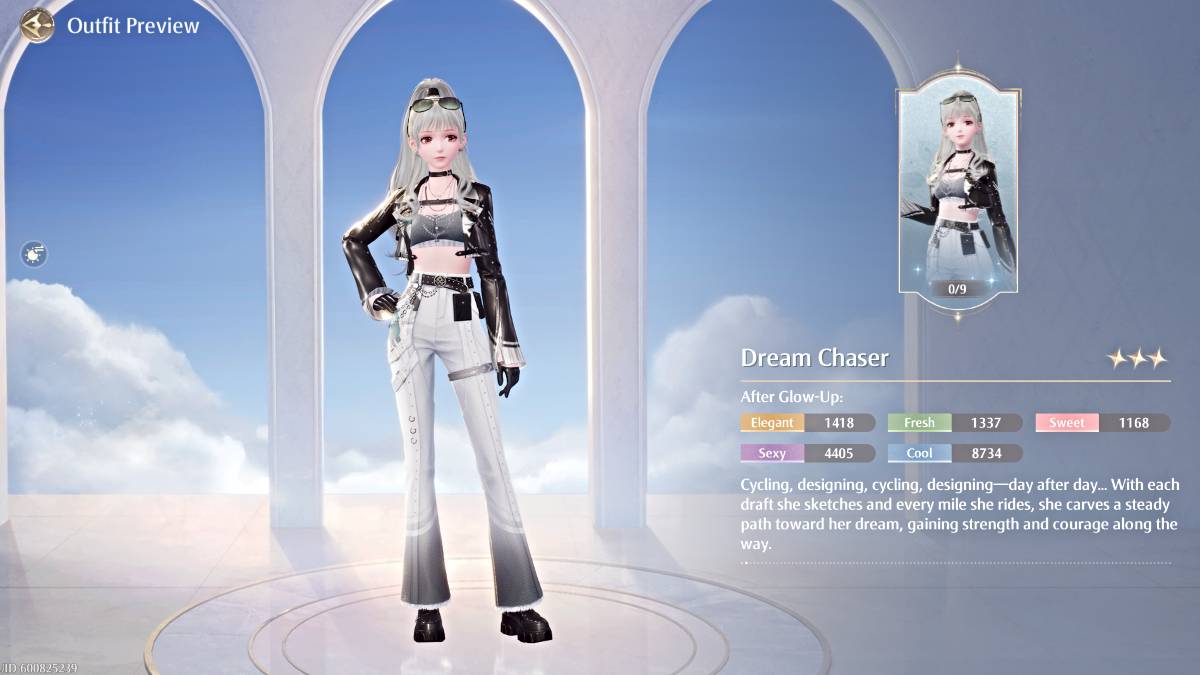 Dream Chaser tenue à Infinity Nikki