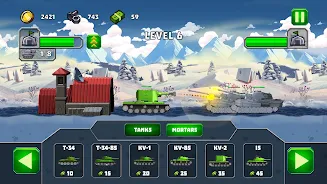 Tank Attack 5 | Tanks 2D ภาพหน้าจอ 0