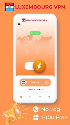 Luxembourg VPN - Private Proxy Zrzut ekranu 0
