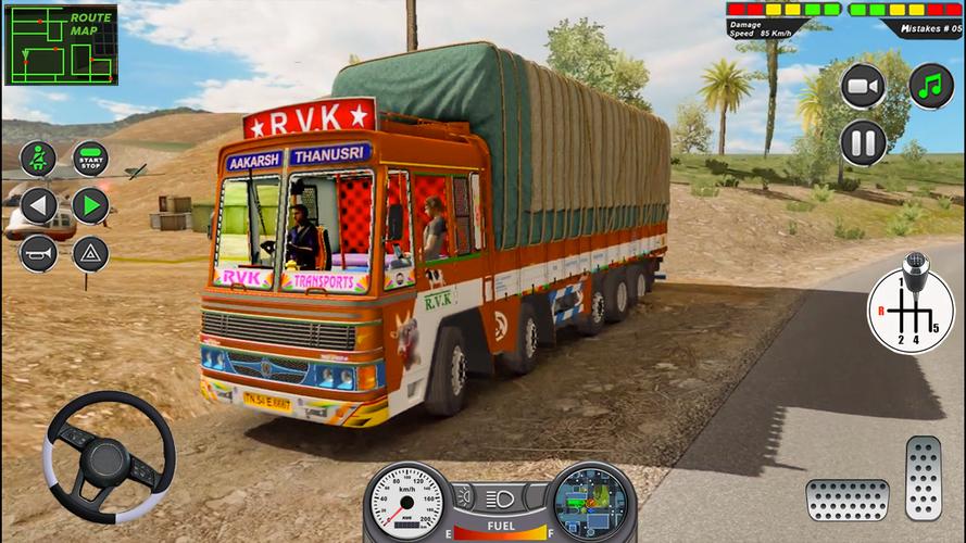 Indian Heavy Truck Delivery 3D 스크린샷 0