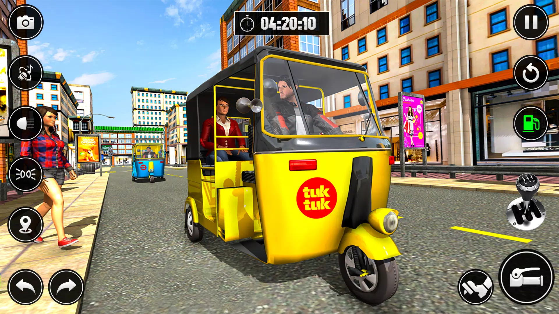 City Taxi Auto Rickshaw Game Ekran Görüntüsü 1