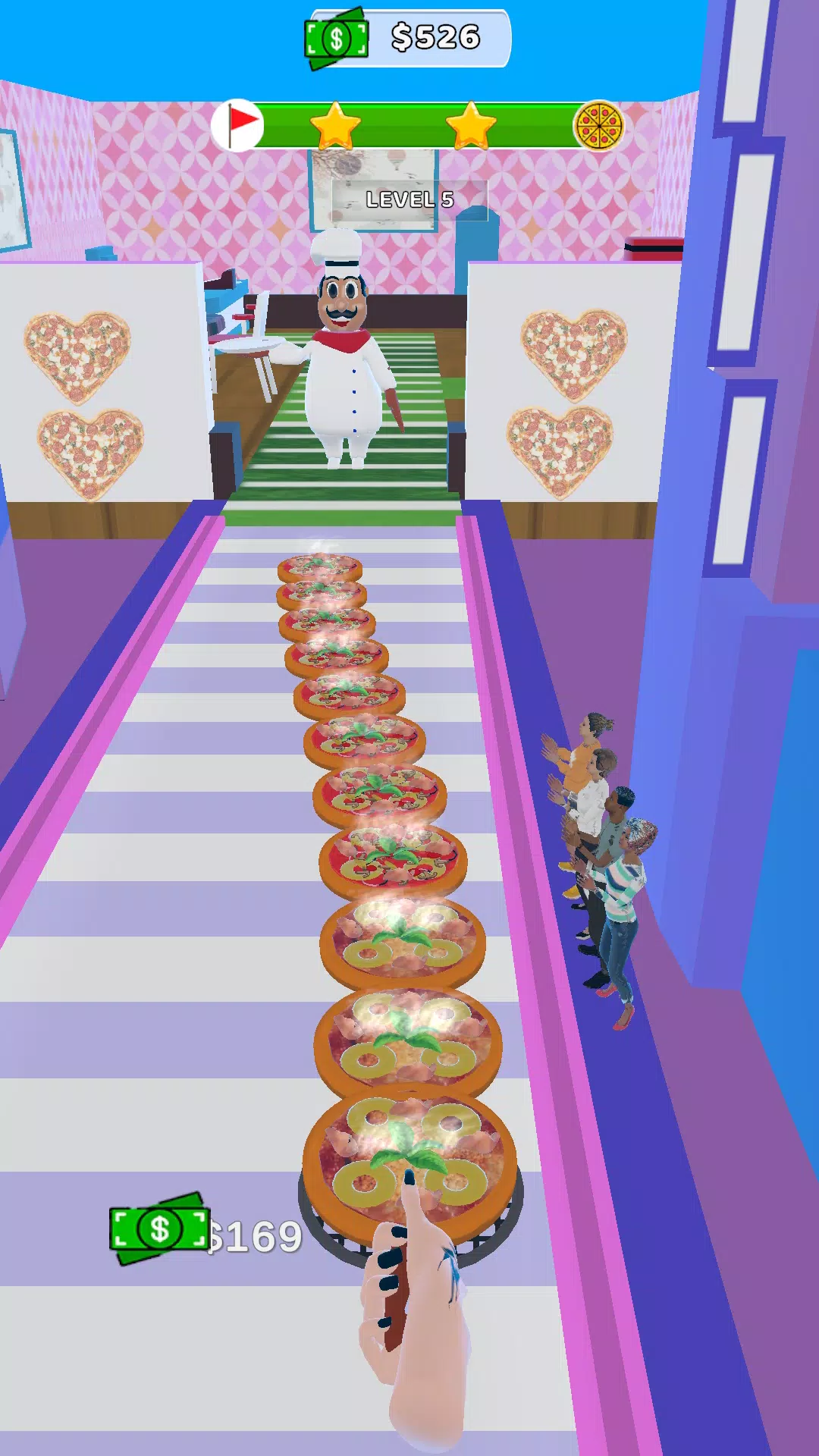 Pizza Stack : Pizza Cooking 3D 螢幕截圖 1