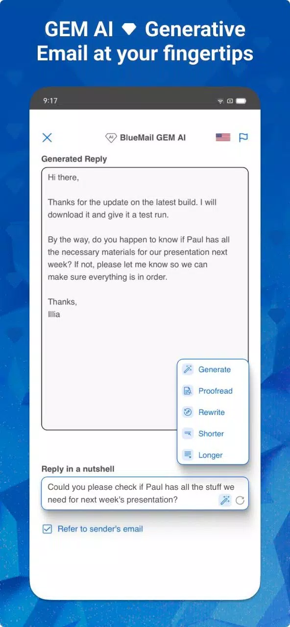 Blue Mail - Correo Email Screenshot 3