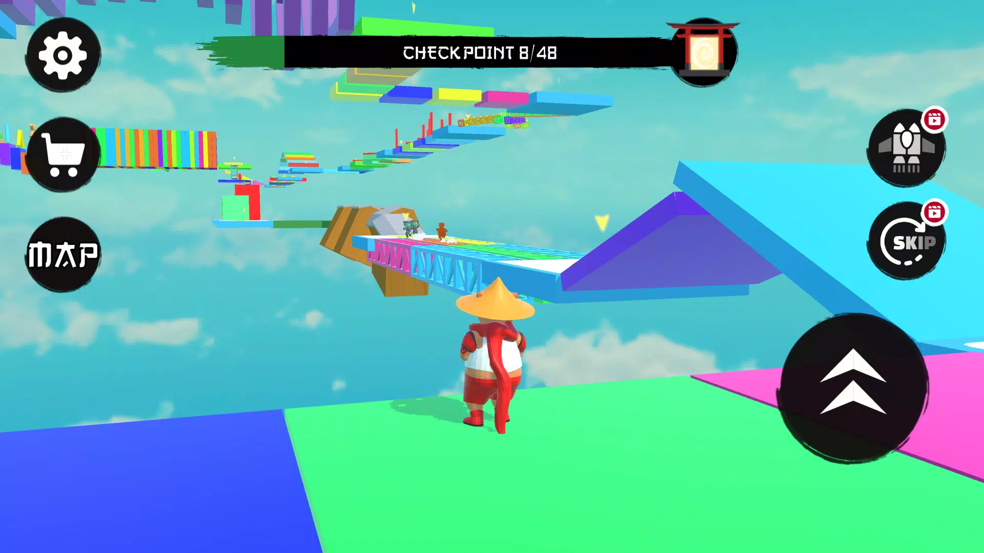 Parkour Capybara: Only Jump Up Screenshot 3