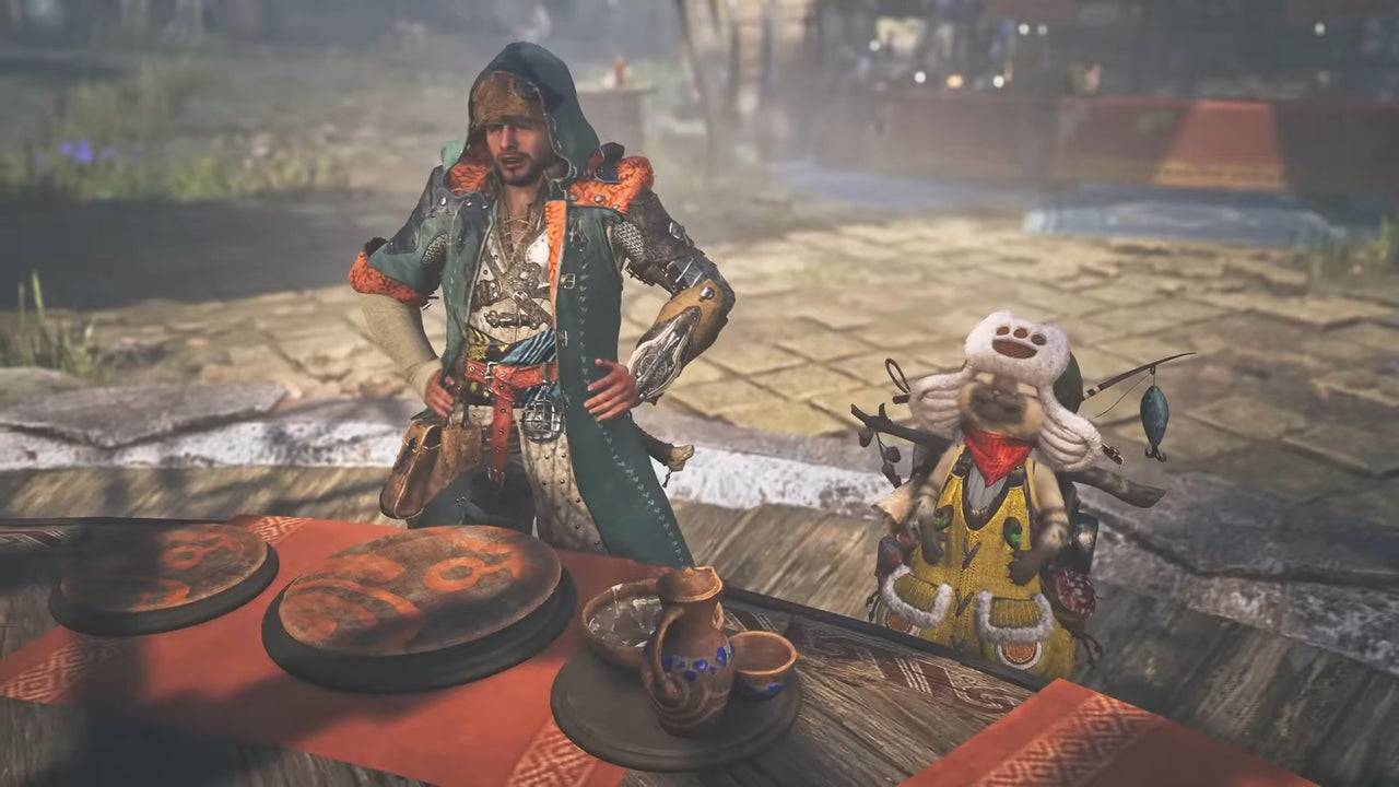 Grand Hub social space in Monster Hunter Wilds