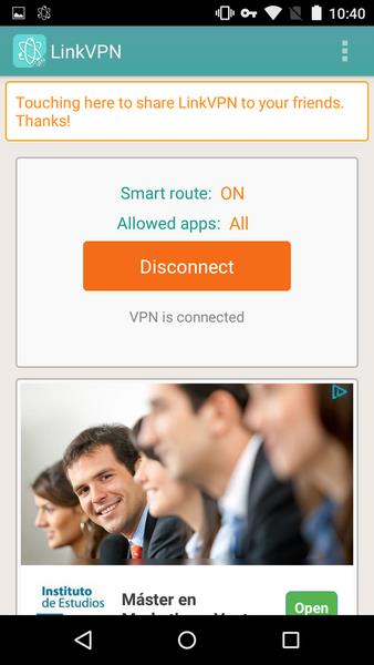 LinkVPN Screenshot 2