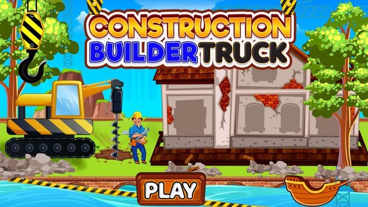 Construction Builder Truck Скриншот 3