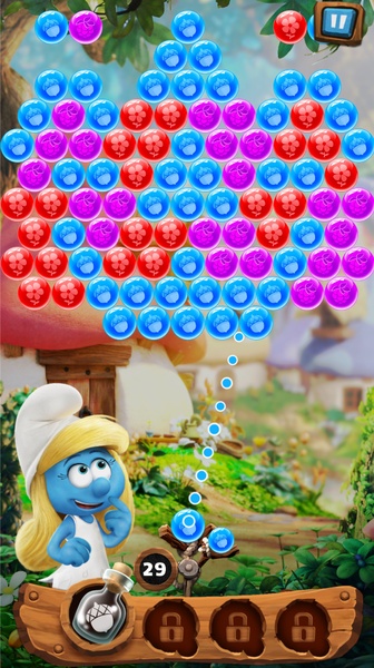 Smurfs Bubble Story 스크린샷 1