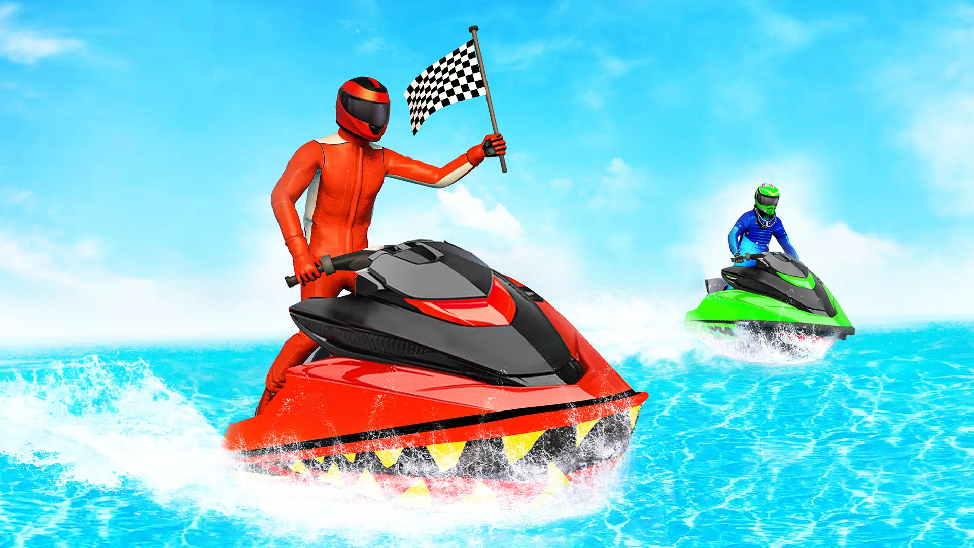 Jet Ski Games Boat Racing Game Скриншот 0